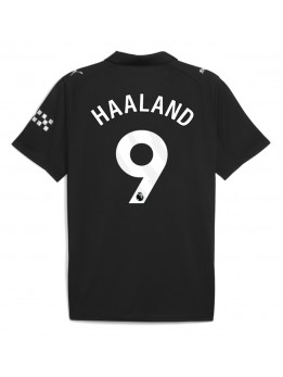 Manchester City Erling Haaland #9 Replika Borta Kläder 2025-26 Kortärmad